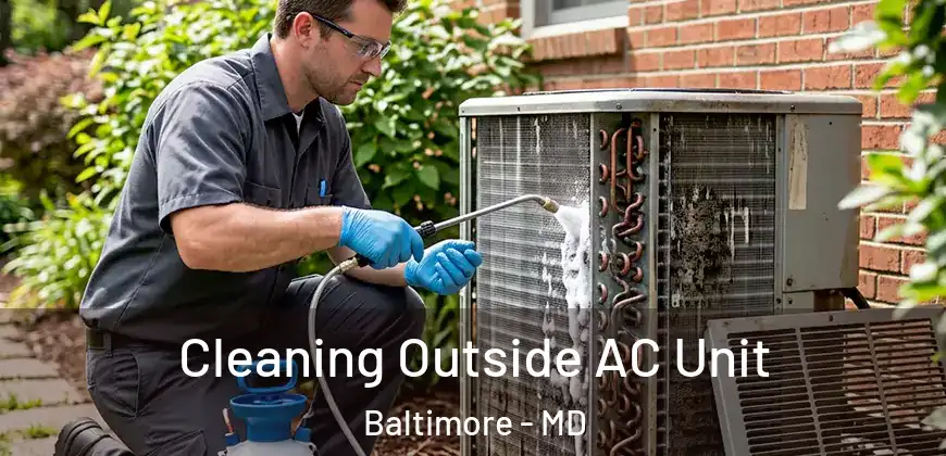  Cleaning Outside AC Unit Baltimore - MD