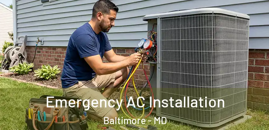  Emergency AC Installation Baltimore - MD